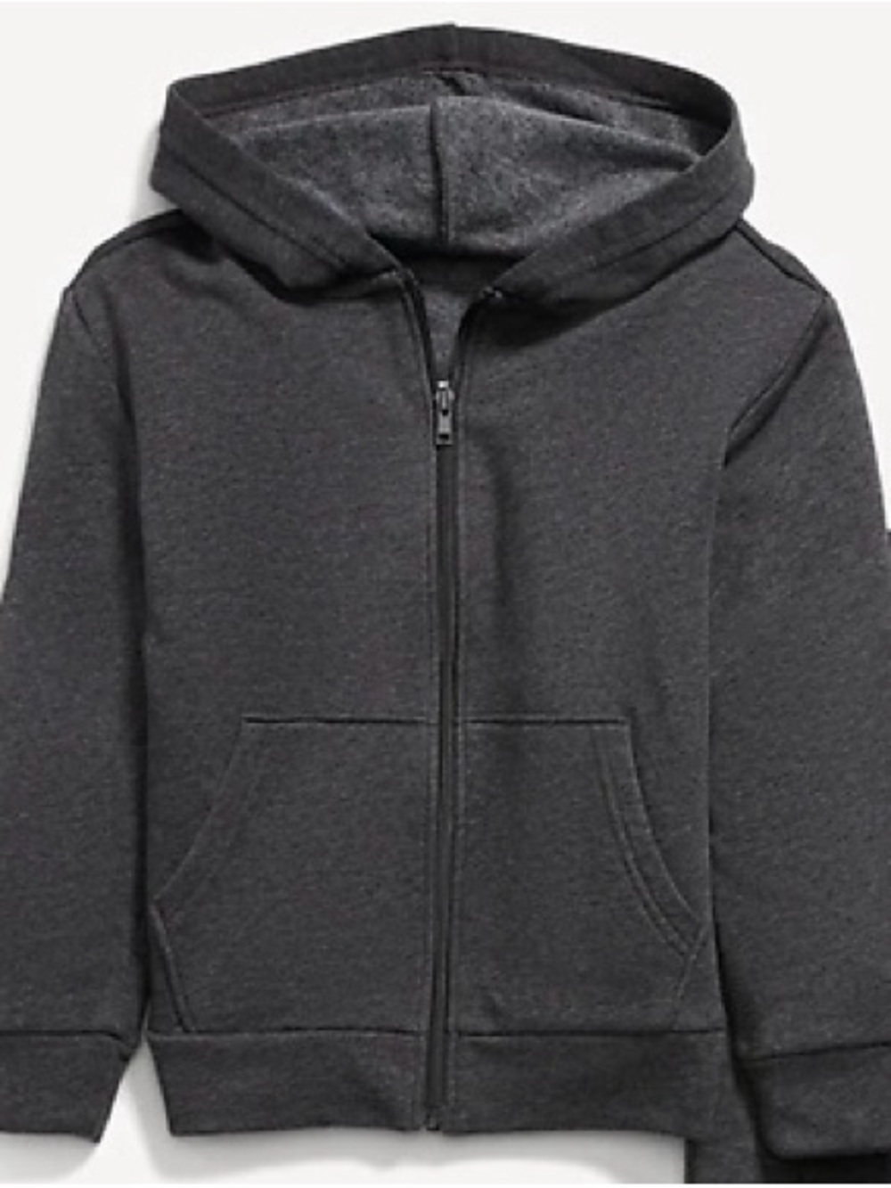 NEW! Old Navy Youth XL/14-16 Charcoal Zip-Up Hoodie